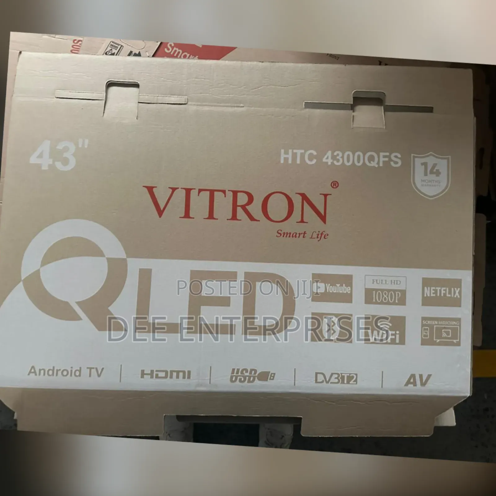 Vitron 43 Inches Qled Tv