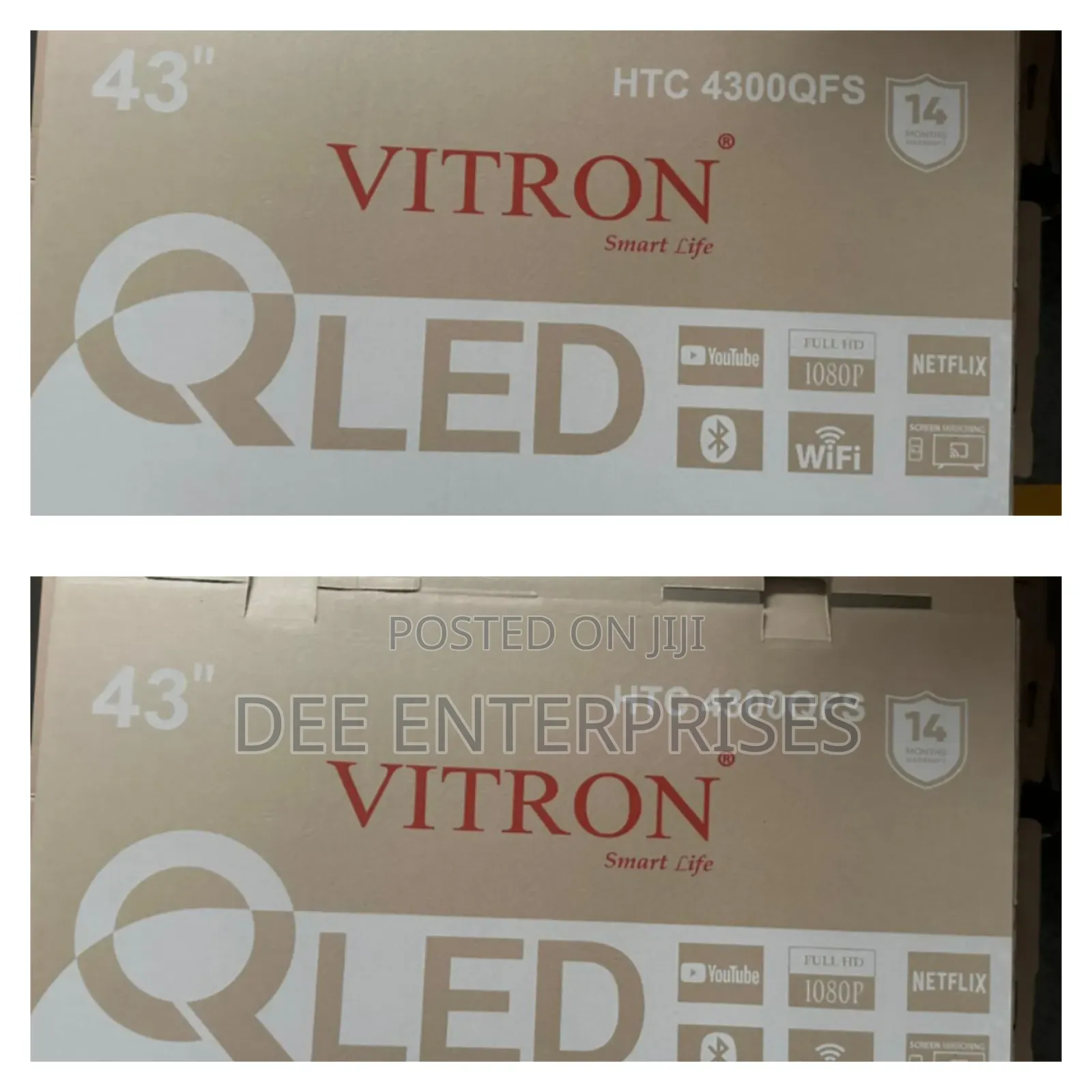 Vitron 43 Inches Qled Tv