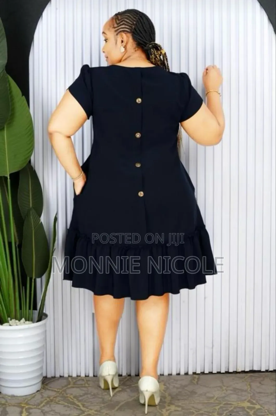 Stylish Green Shift Dress