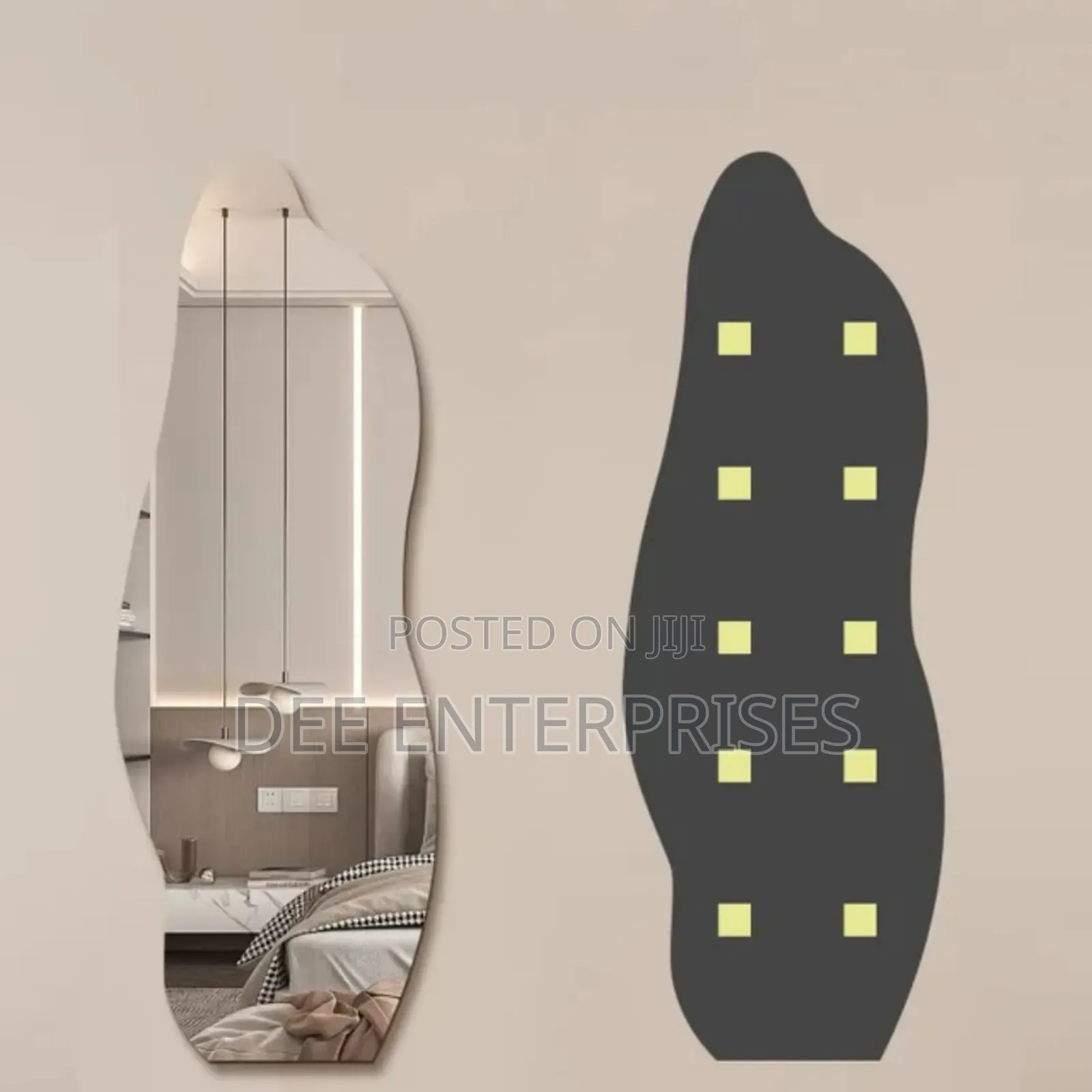 Unbreakable Acrylic Mirror / Self Adhesive Mirrors - Dolphin