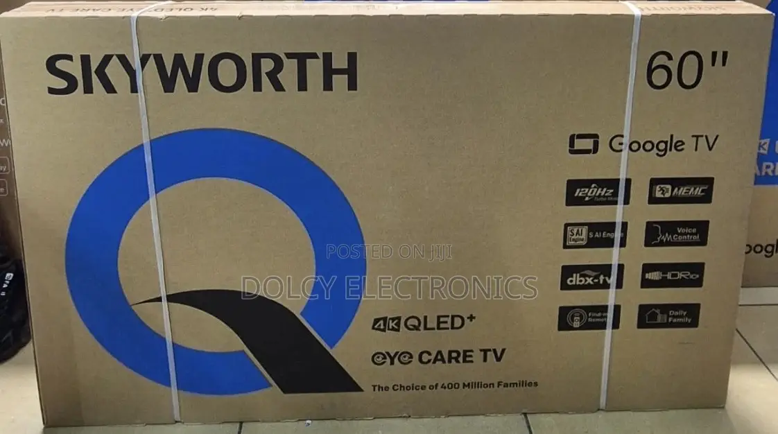 Skyworth 60 Inch Smart 4k Google Qled+ Tv 2025 Model