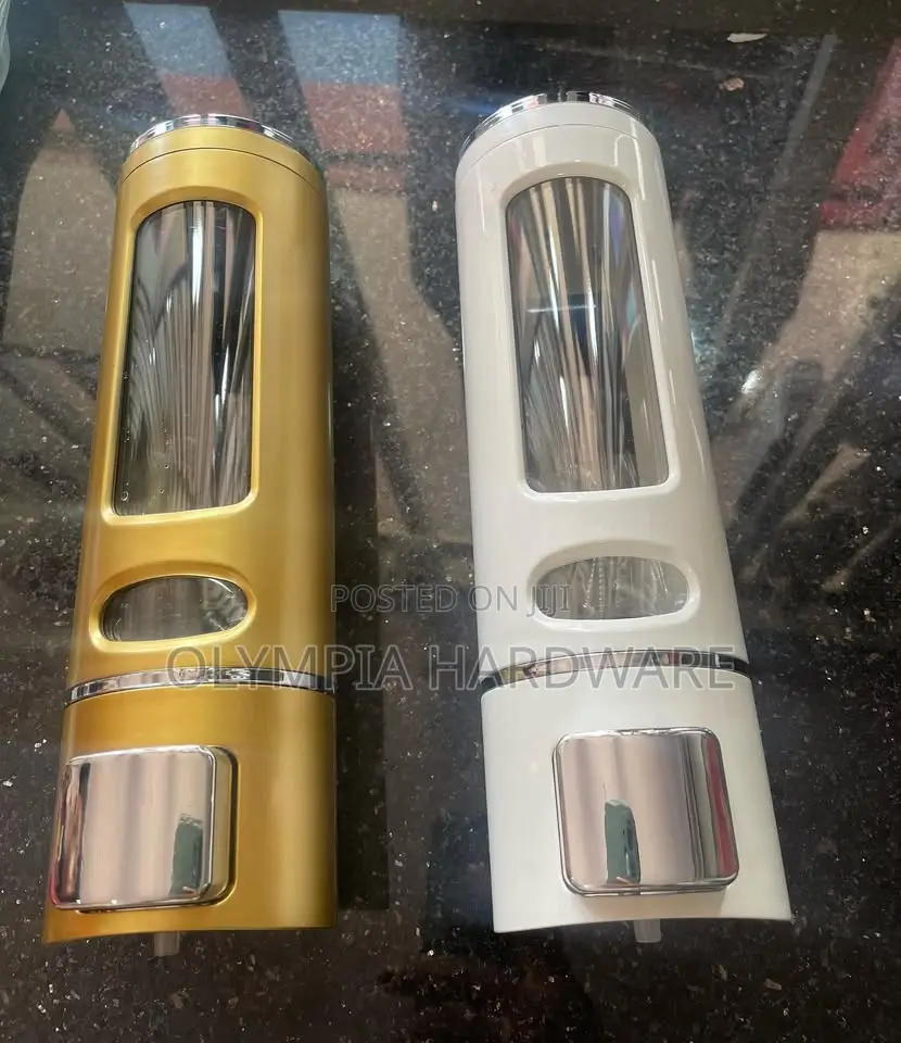 Soap Dispensers Gold and White