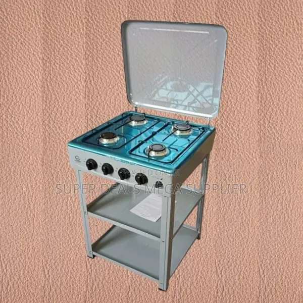 Eurochef Free Standing Full Gas Cooker With Shelves Durable Body