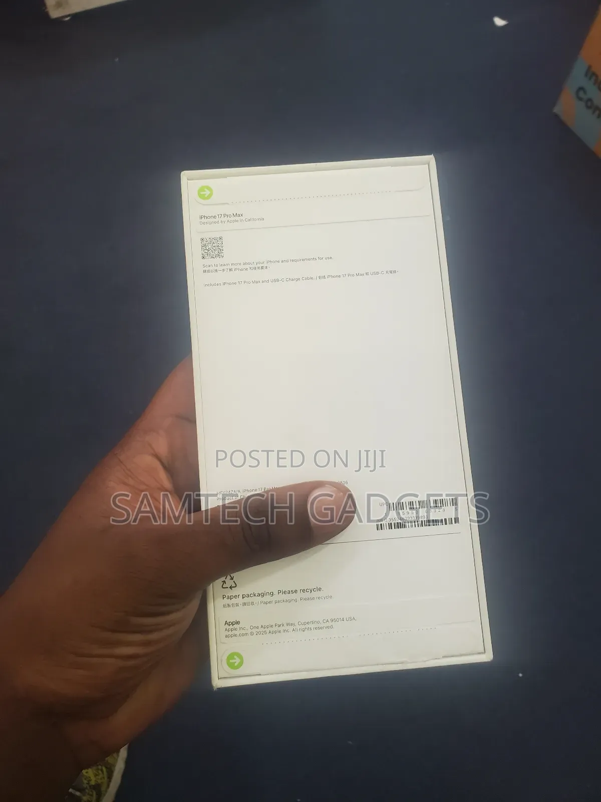 New Apple iPhone 17 Pro Max 256 GB Blue