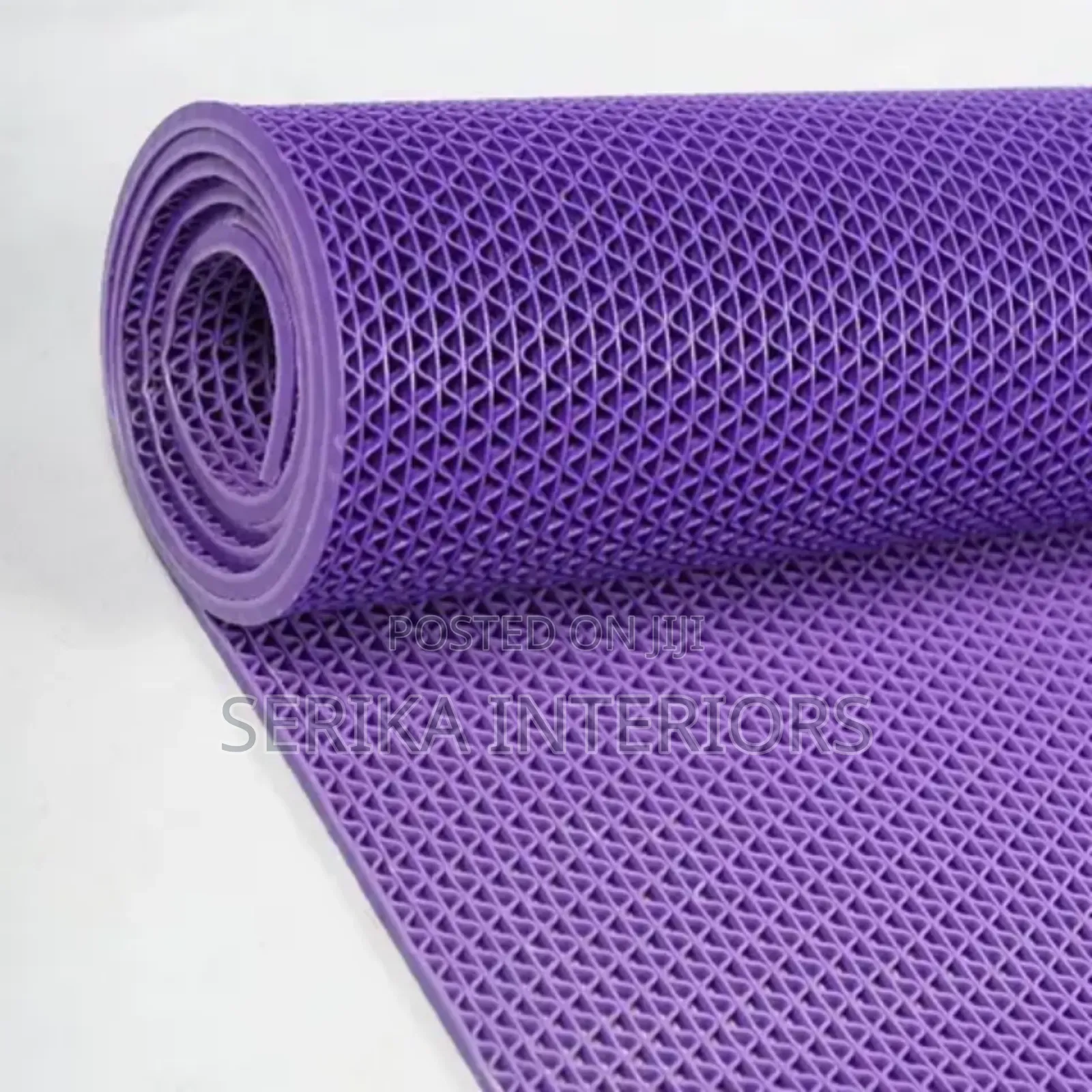 Purple Anti Slippery Mat Bathroom Mats Environmental Friendly