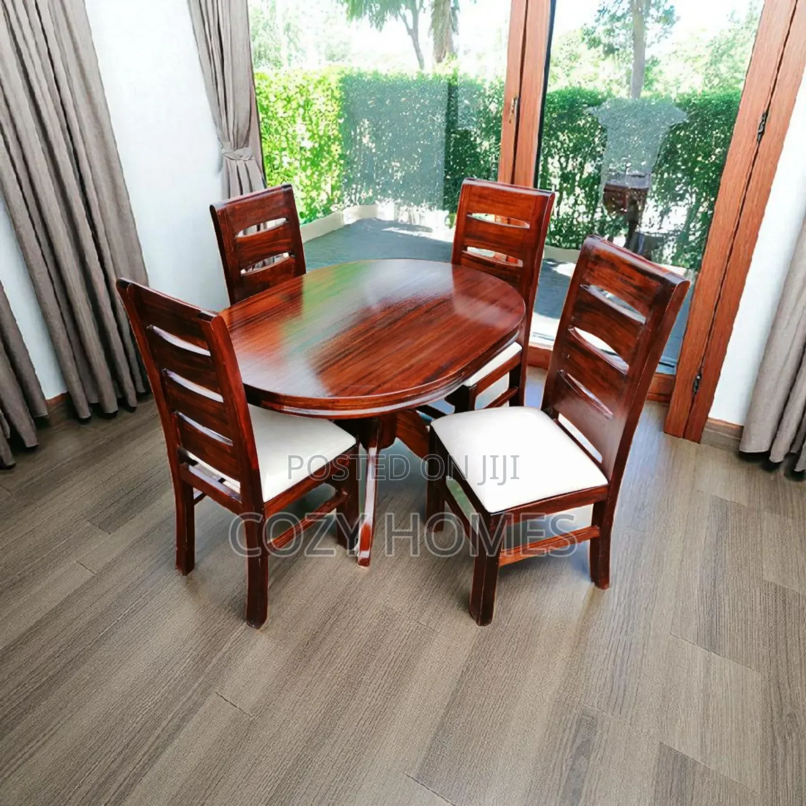 Dining Table Set, a Classic All Wooden Dining Table Set