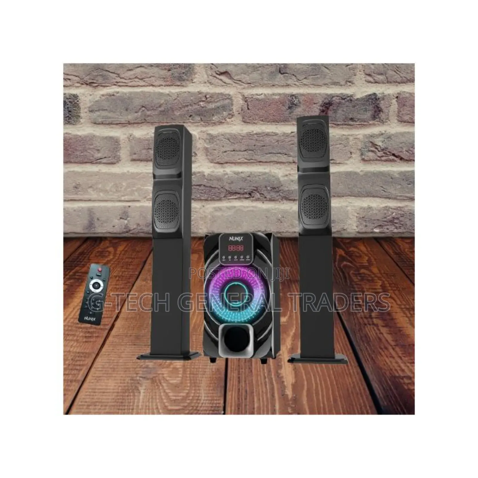 Nunix 2.1ch Nu-m11 Tall Boy Speaker System