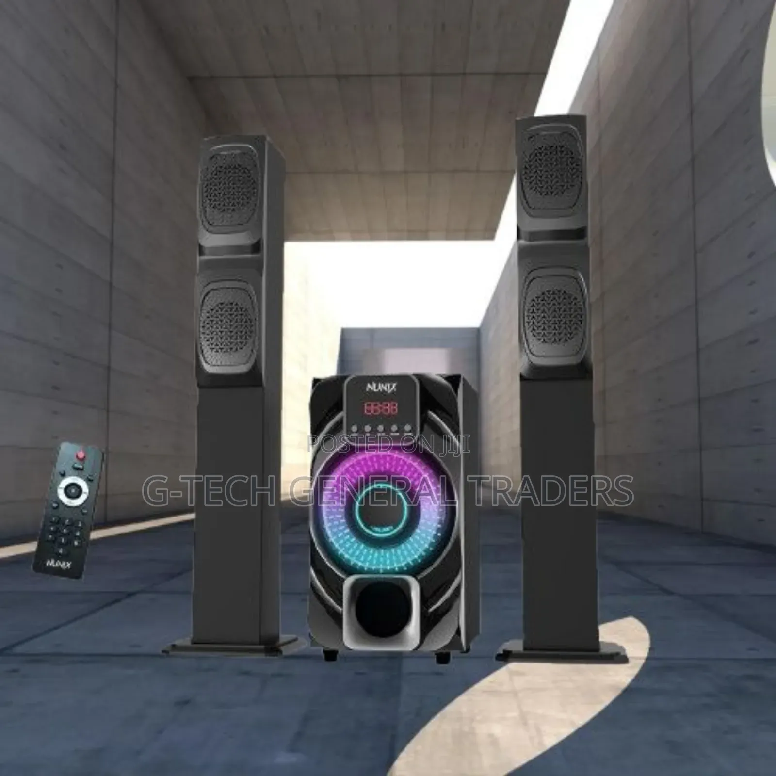 Nunix 2.1ch Nu-m11 Tall Boy Speaker System