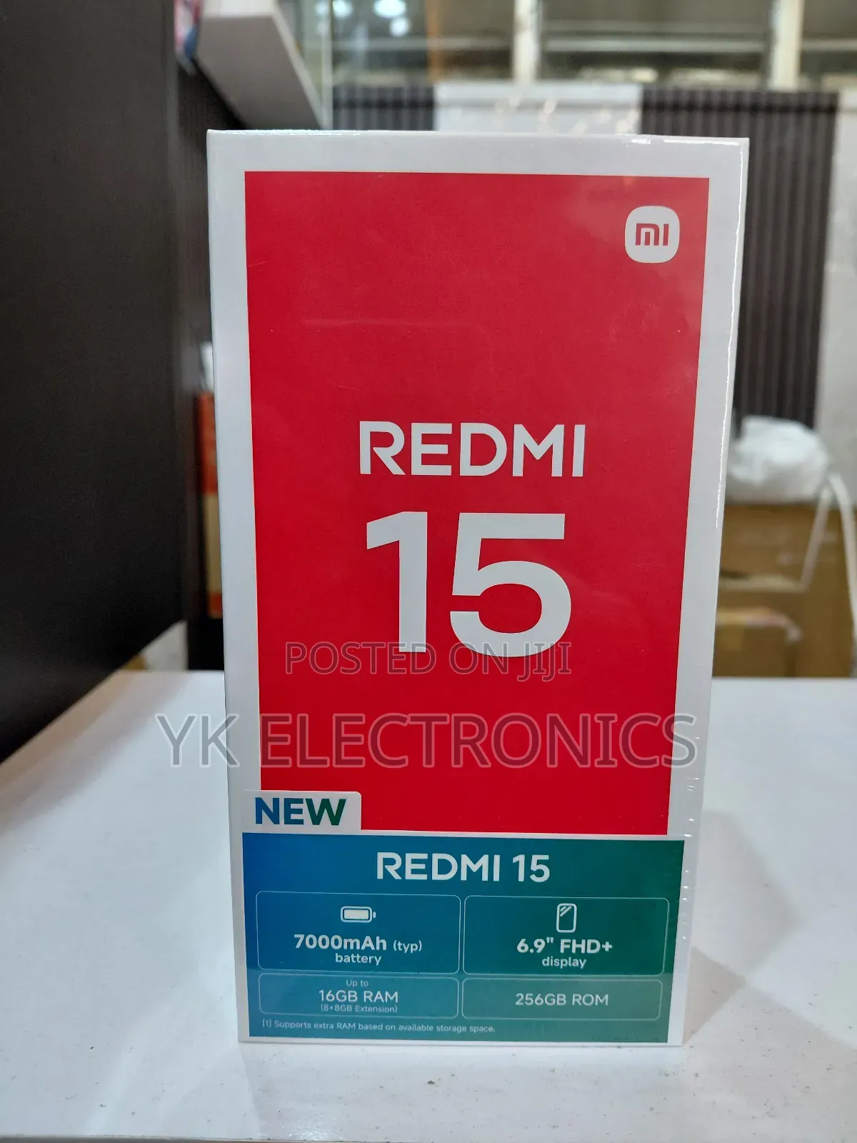 New Xiaomi Redmi 15 256 GB Black