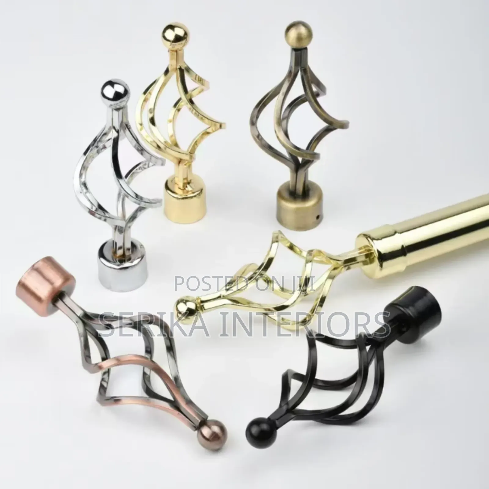2m Single Adjustable Curtain Rods Curtain Rods Environmental Friendly