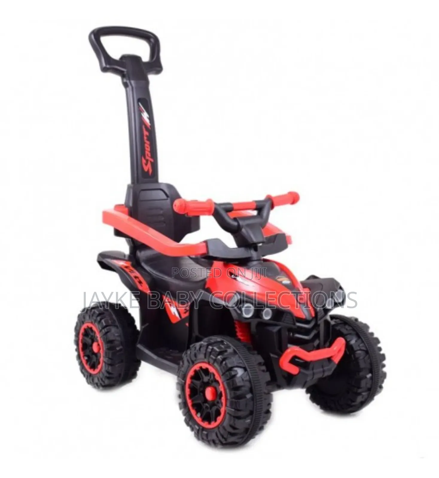 Children’S 3-in-1 Quad Bike Ride-on Push Car Walker