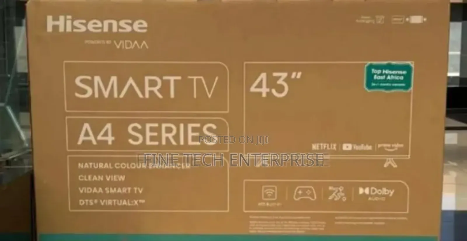 Hisense 43a4kken Smart FHD Frameless Tv Wity Vidaa Os