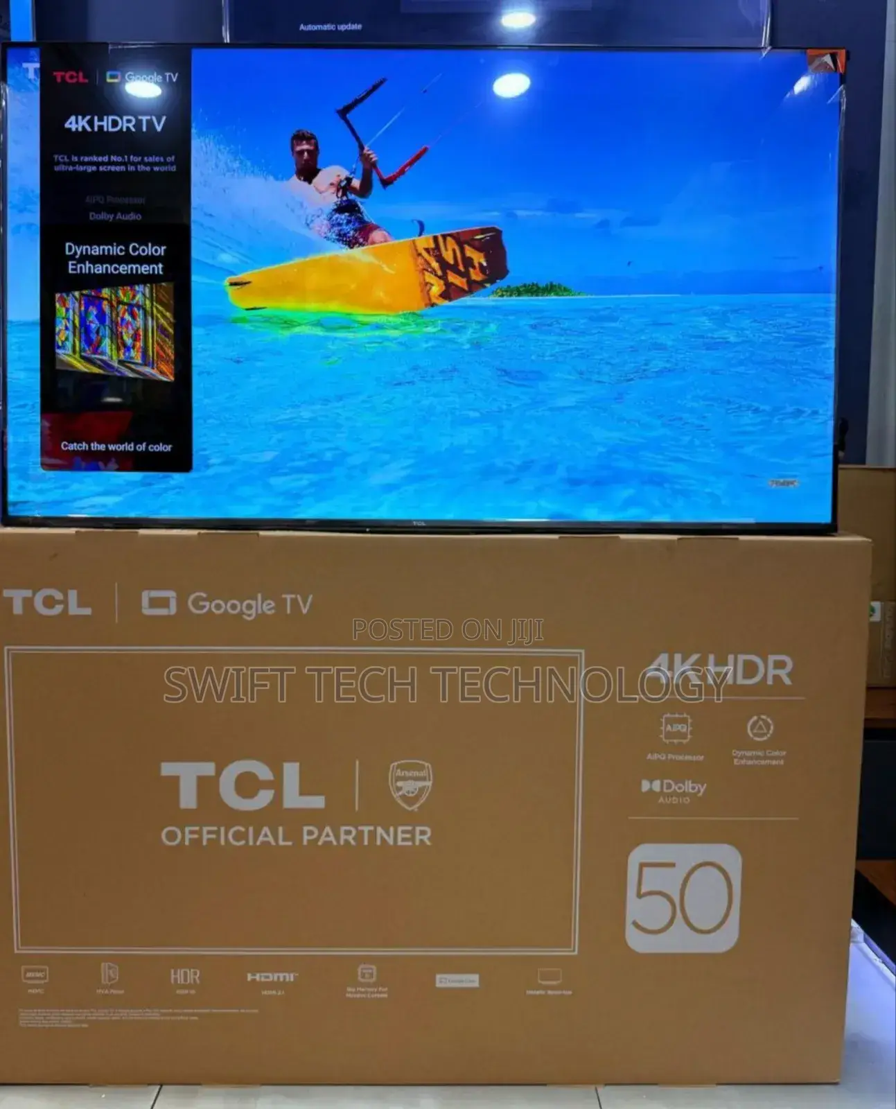 TCL 50 Inches 50v6c Frameless Google Tv