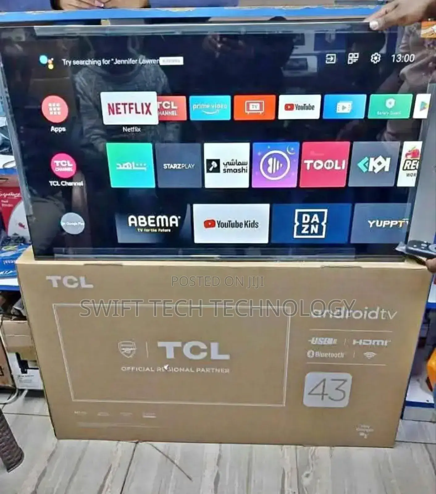 TCL 43 Inches Smart Android 43s5k Frameless