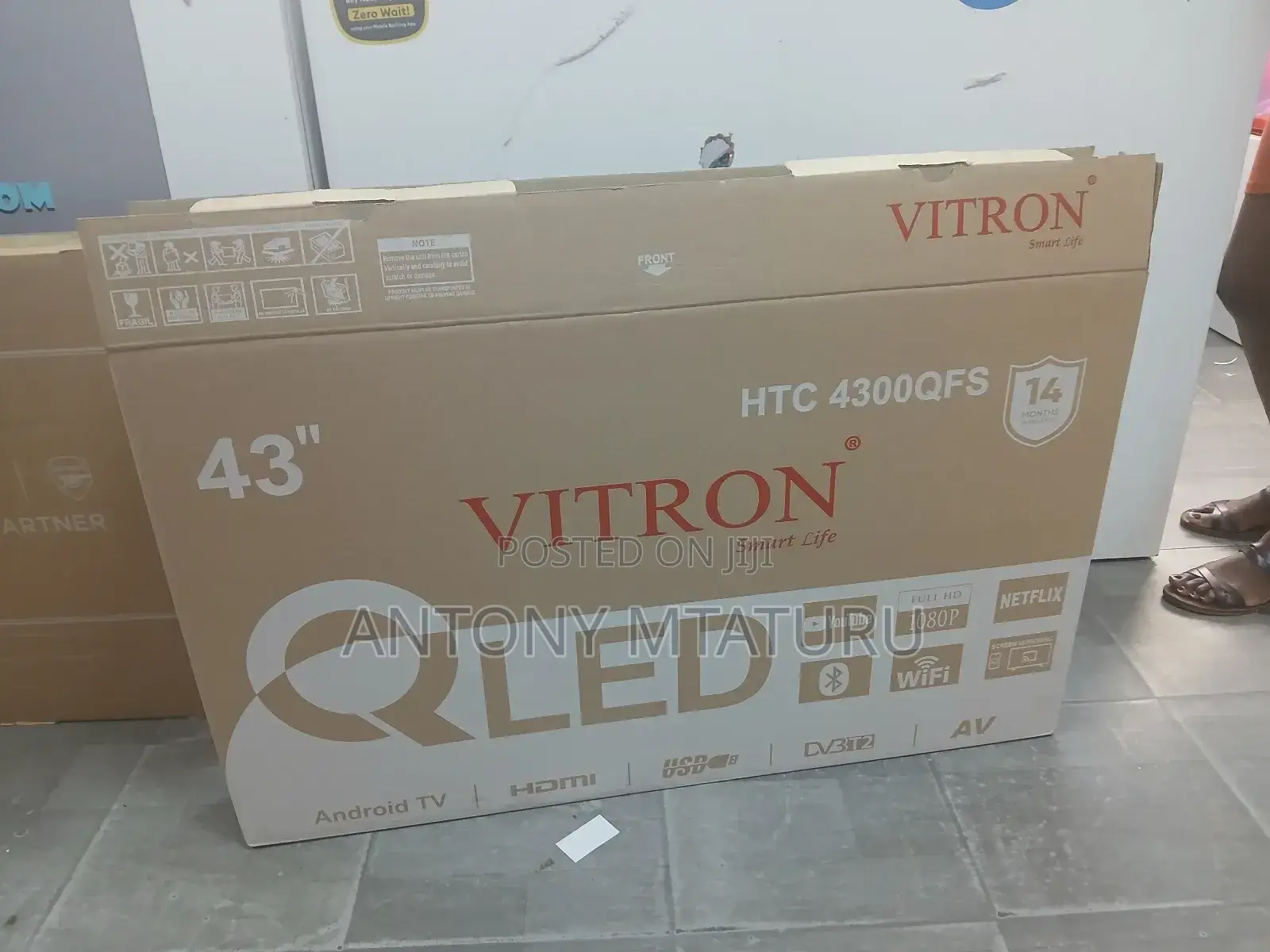 Vitron 43′′ (New2025) Smart Android Frameless T