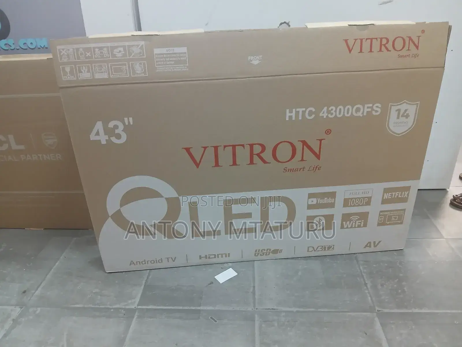 Vitron 43′′ (New2025) Smart Android Frameless T