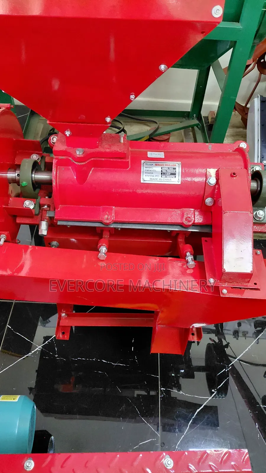Heavy Duty Commercial Maize Huller Machine Upto 1500kg/Hr Capacity.