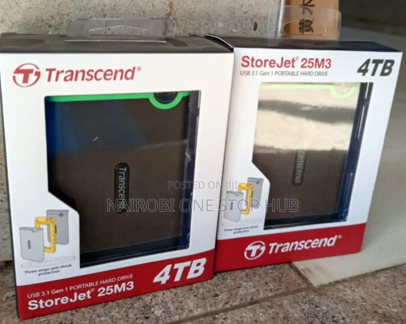 Rugged Trancend Store Jet 25m3 4tb External HDD