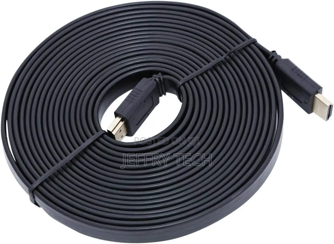 Hightech Hdmi Flat Cable Male to Male ( 5m)