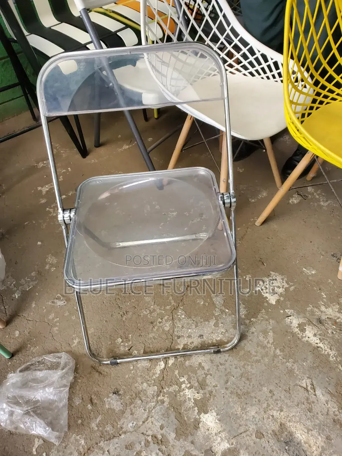 Transparent Foldable Chair