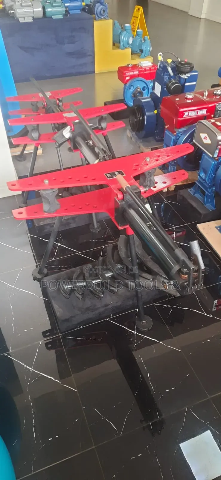 Pipe Bender Hydraulic 4" Complete With Dyes