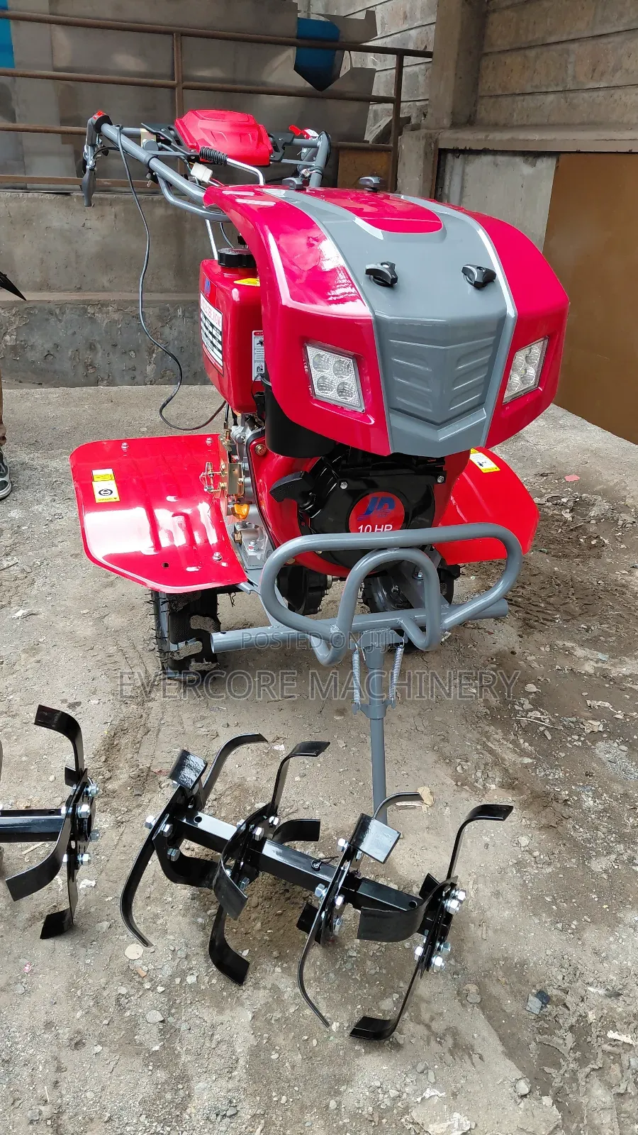 Jd Engine 10hp Aircooled Power Tiller With Accessories