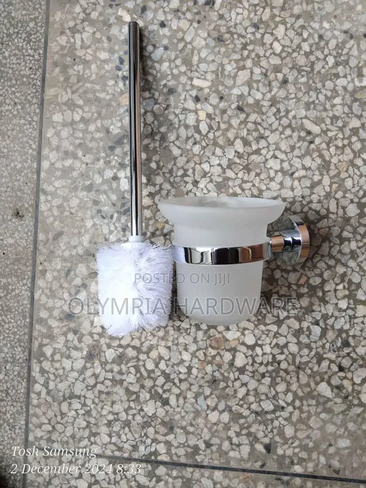 Toilet Brush Silver (Wall Mount)