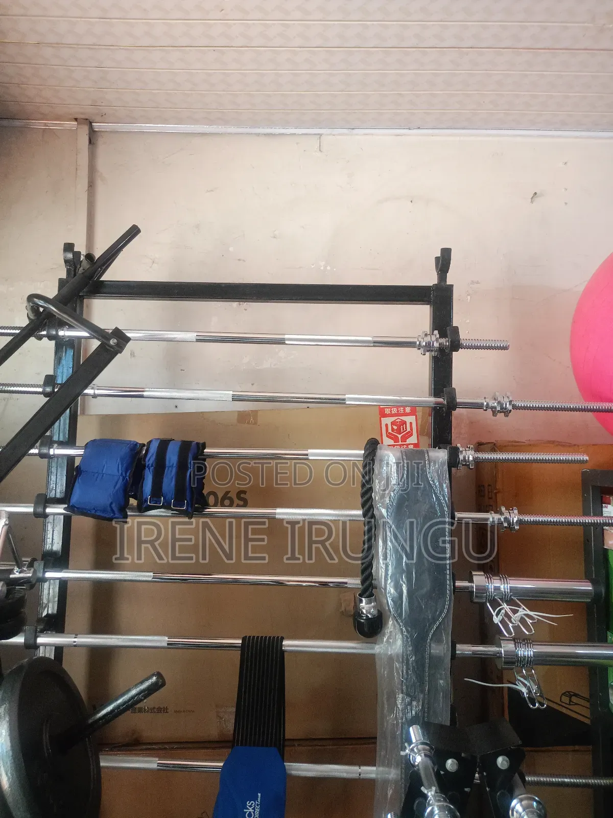 Variety of Sizes Gym Barbells