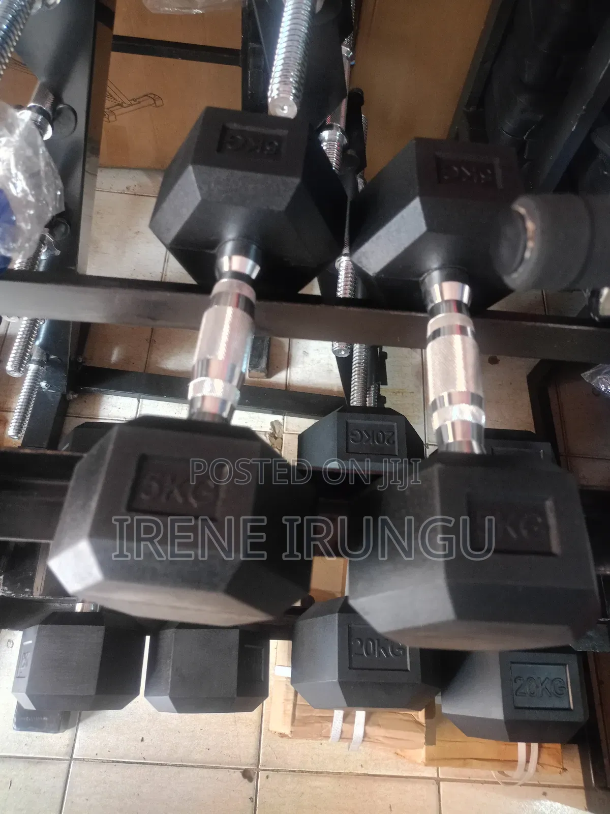 5kgs Pair of Hexagonal Dumbbells
