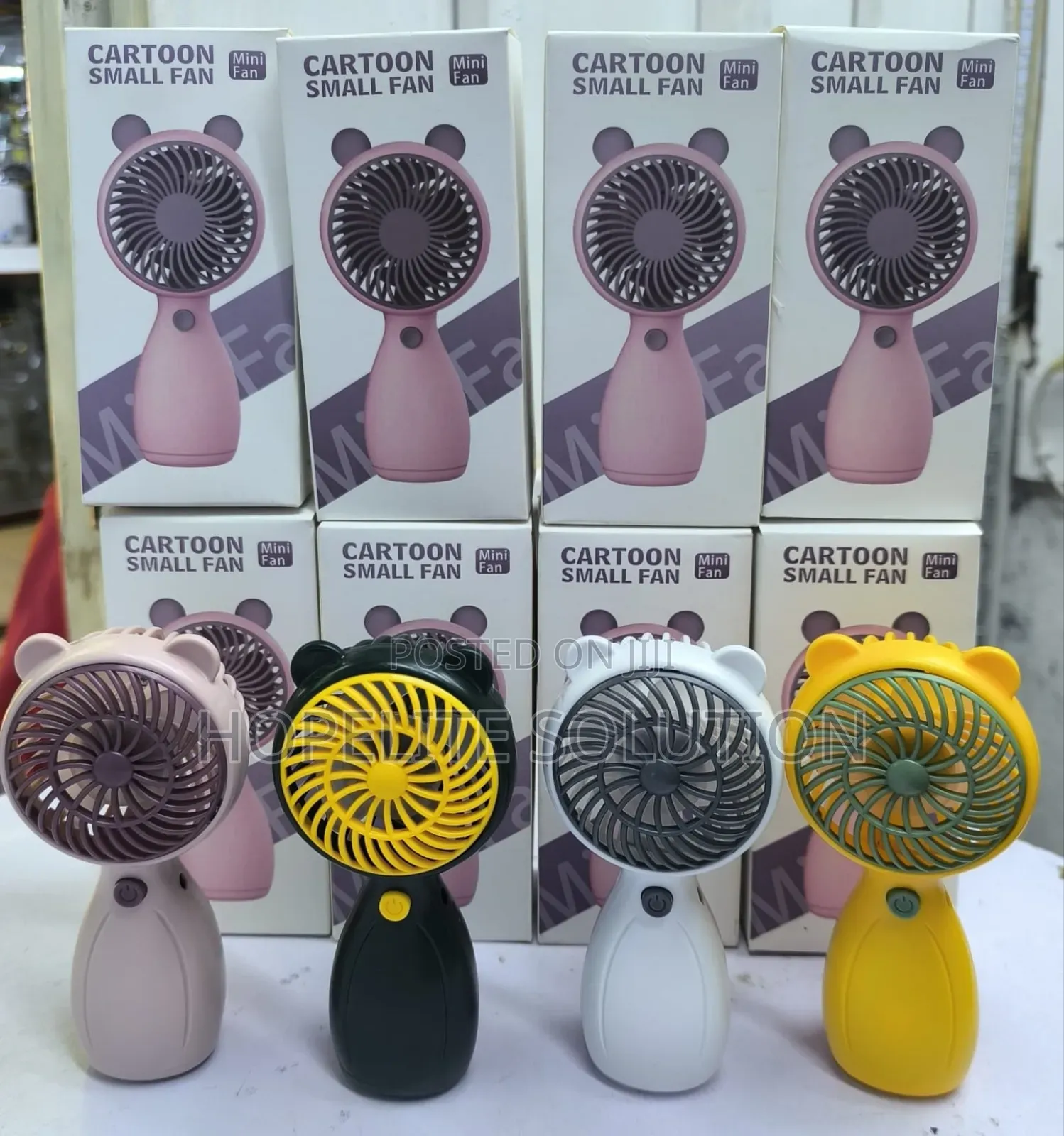 Mini Fan With Super Strong Wind Portable Size