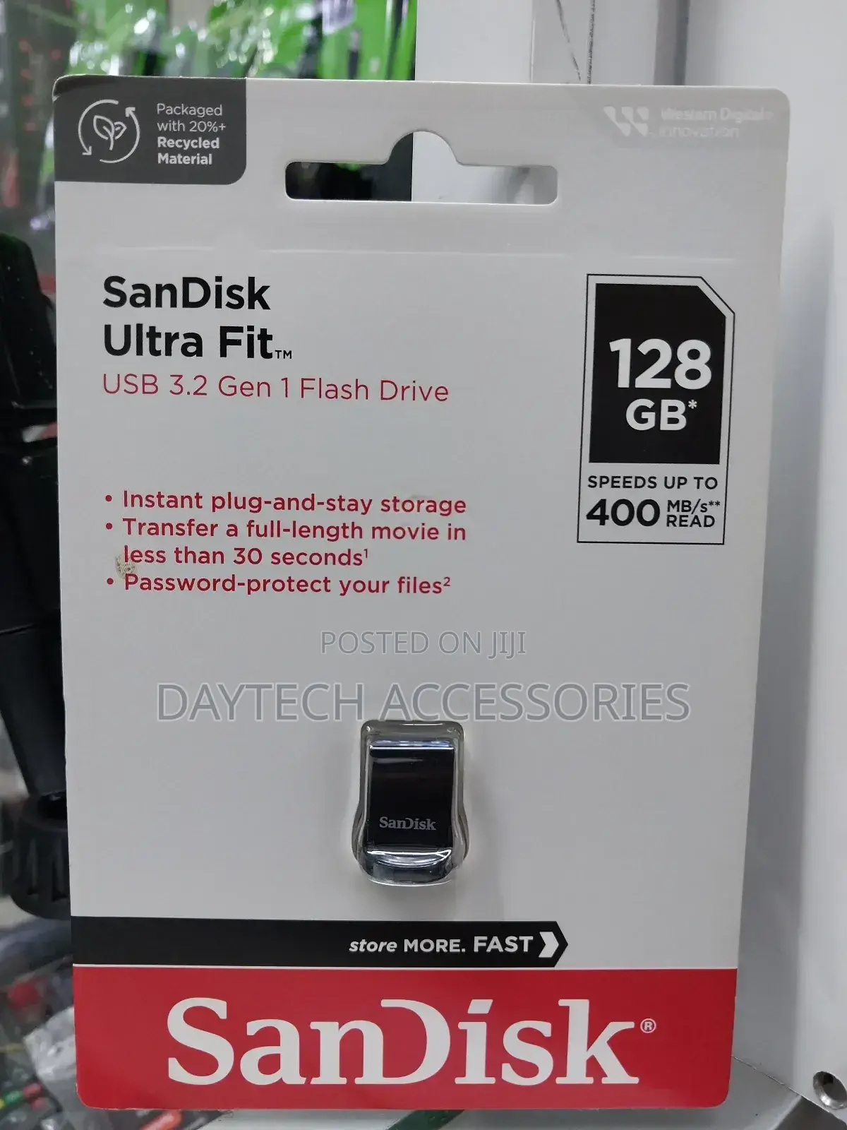 Sandisk 128gb Ultra Fit Usb 3.1 Flash Drive - Sdcz430-128g-G46