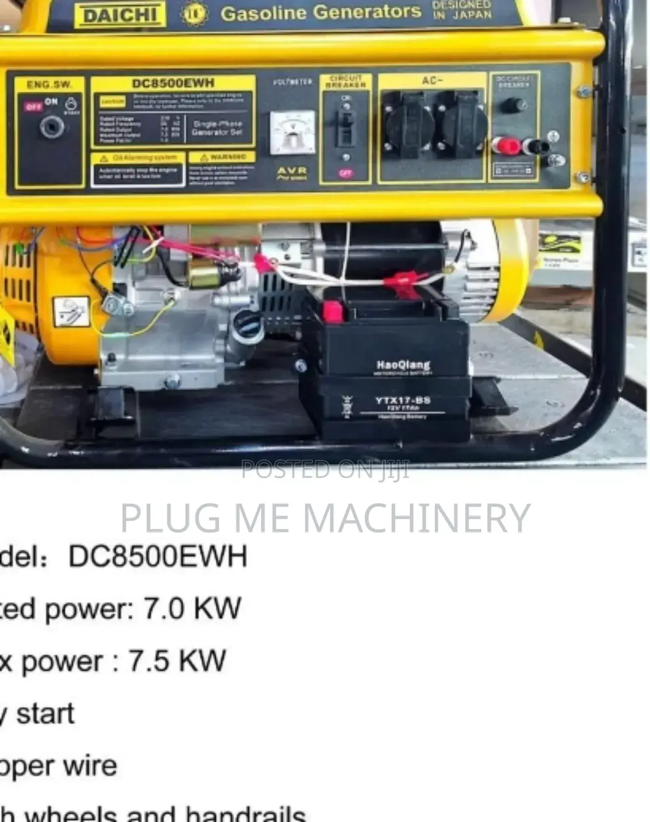 Best Quality Generator/Durable With Wheel and Hand Rail