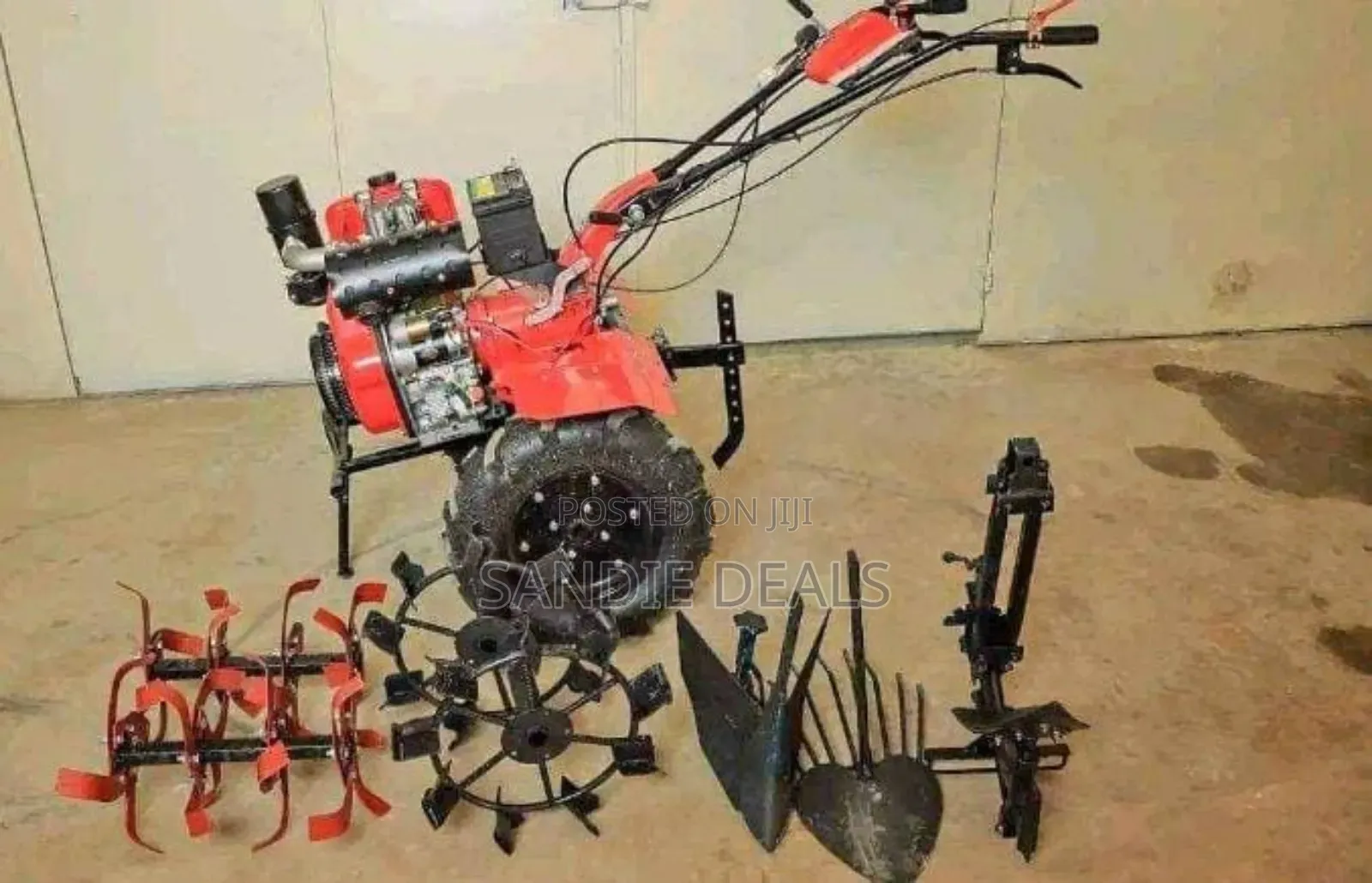 Walking Plough Tiller Machine