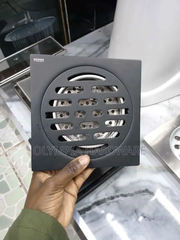 Brimix Black Floor Drain 15x15