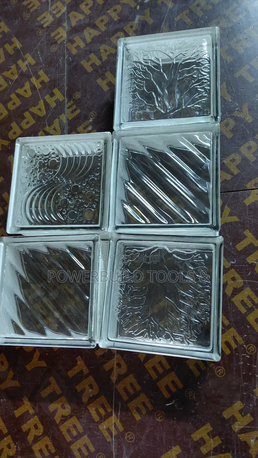 Glass Blocks 190mm By 190mm Clear/Glass Bricks