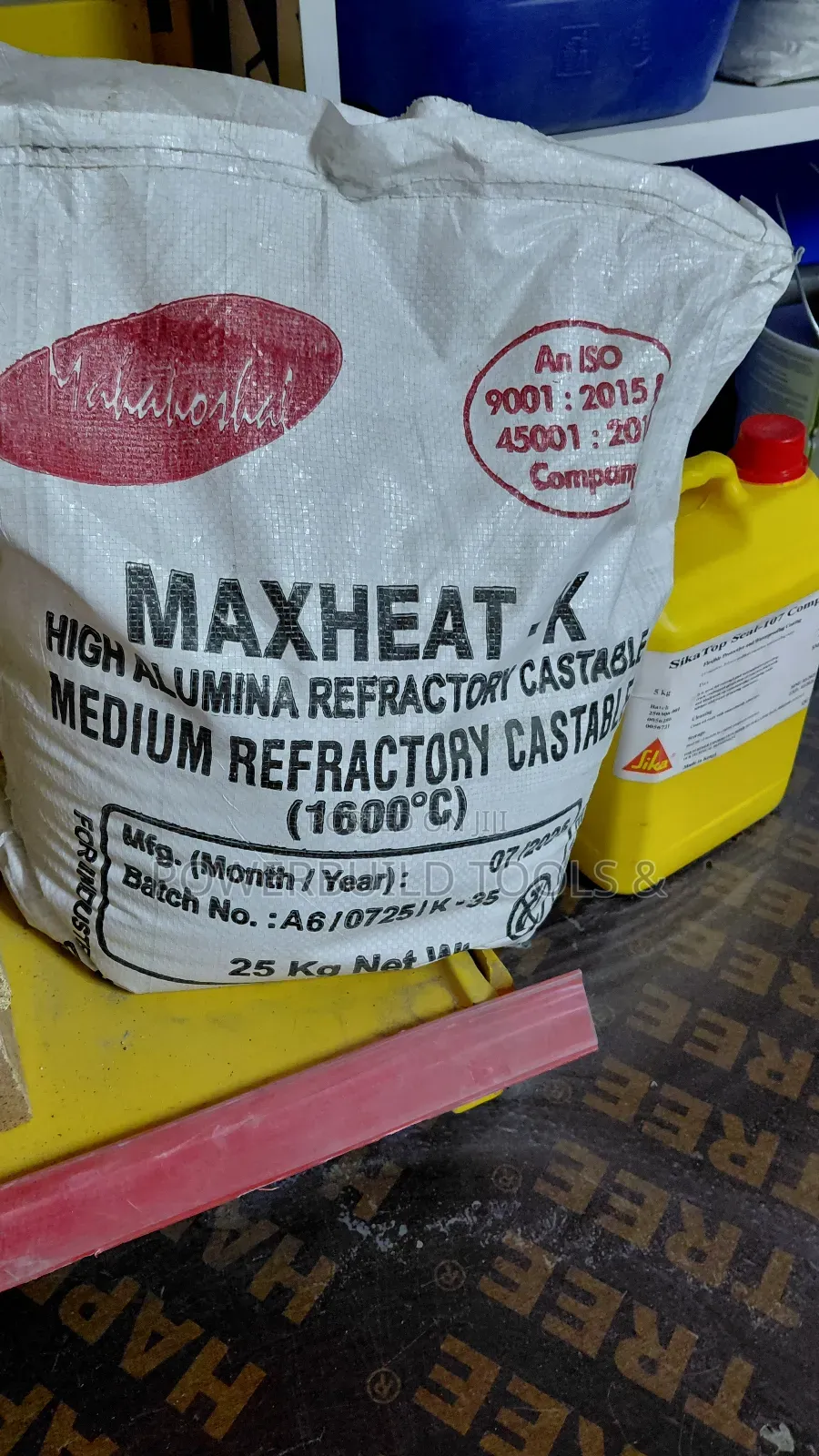 Maxheat-k High Alumina Refractory Castable Cement