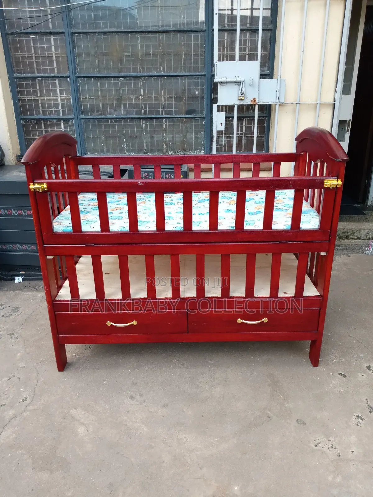 Beautiful /-Baby Cot With Mattress