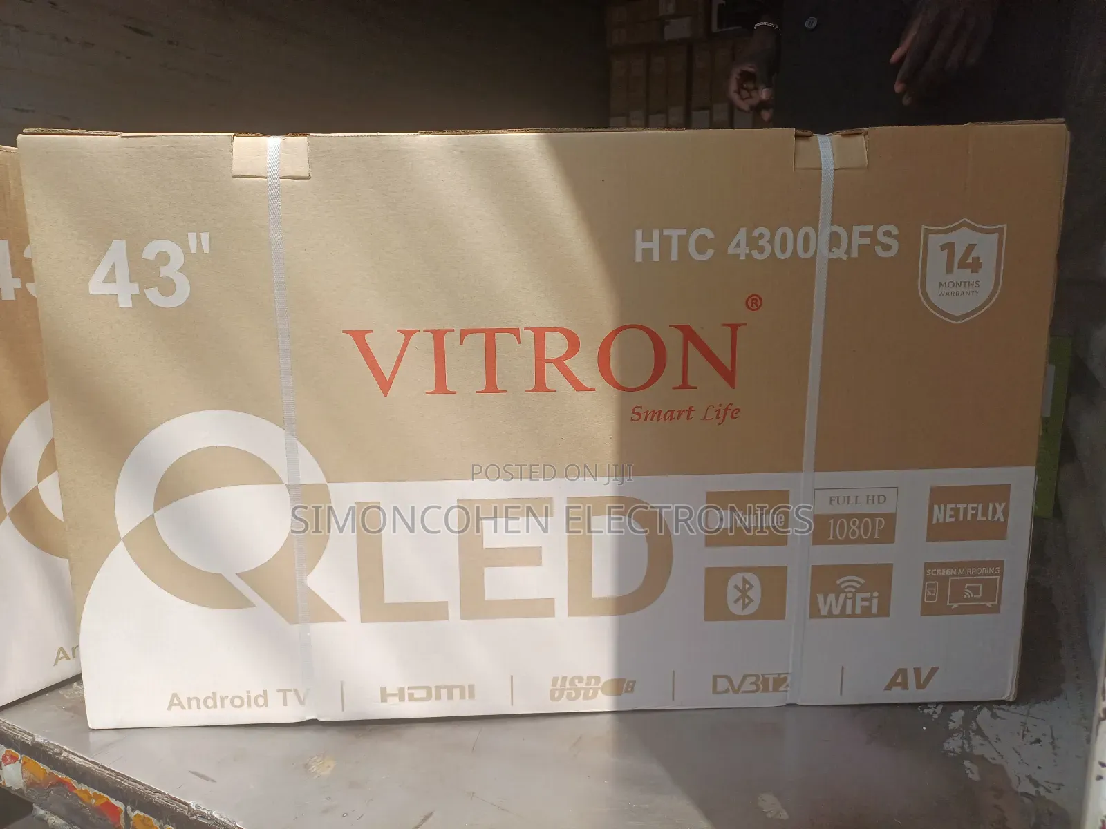 Vitron 43 Inches Qled Tv