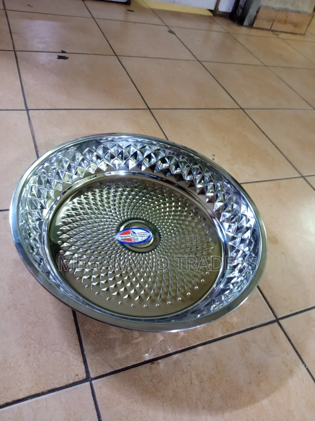 Stainless Steel Serving Tray 45cm/Restaurant Platter Plate 45cm/Sinia