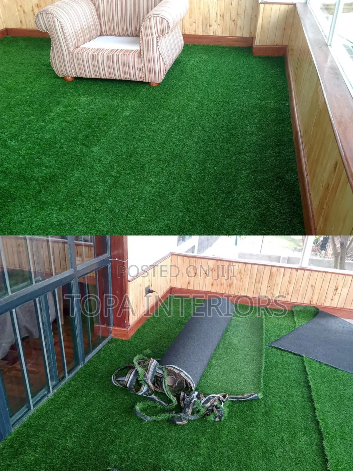 Green Mat Artificial Green Turf Grass Carpets Installation
