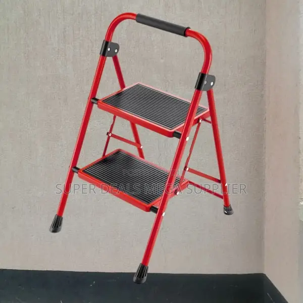 2 Step Lightweight Folding Ladder | Non-Slip, Foldable, Easy Carry