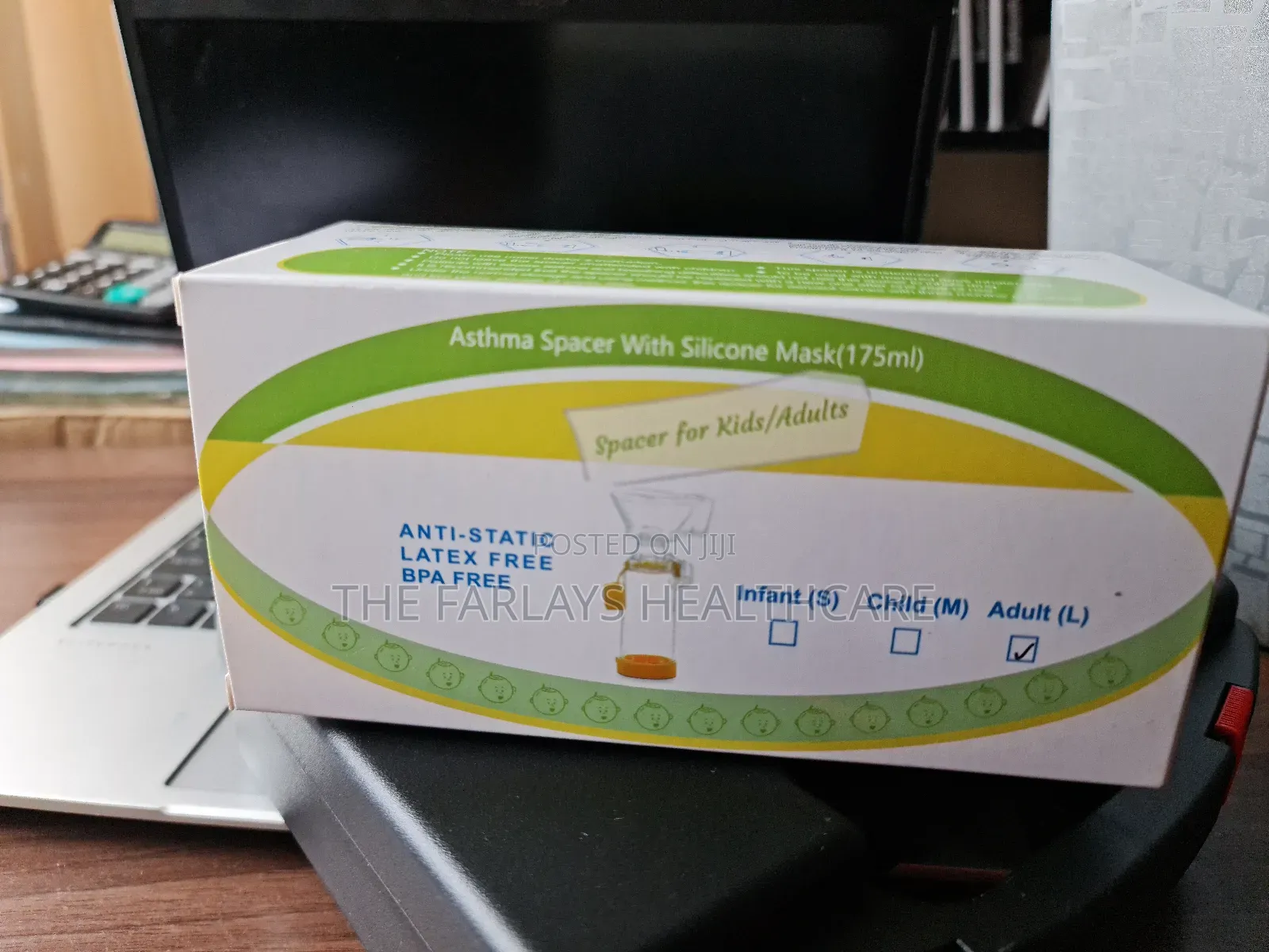 Asthma Inhaler Spacer With Silicone Mask