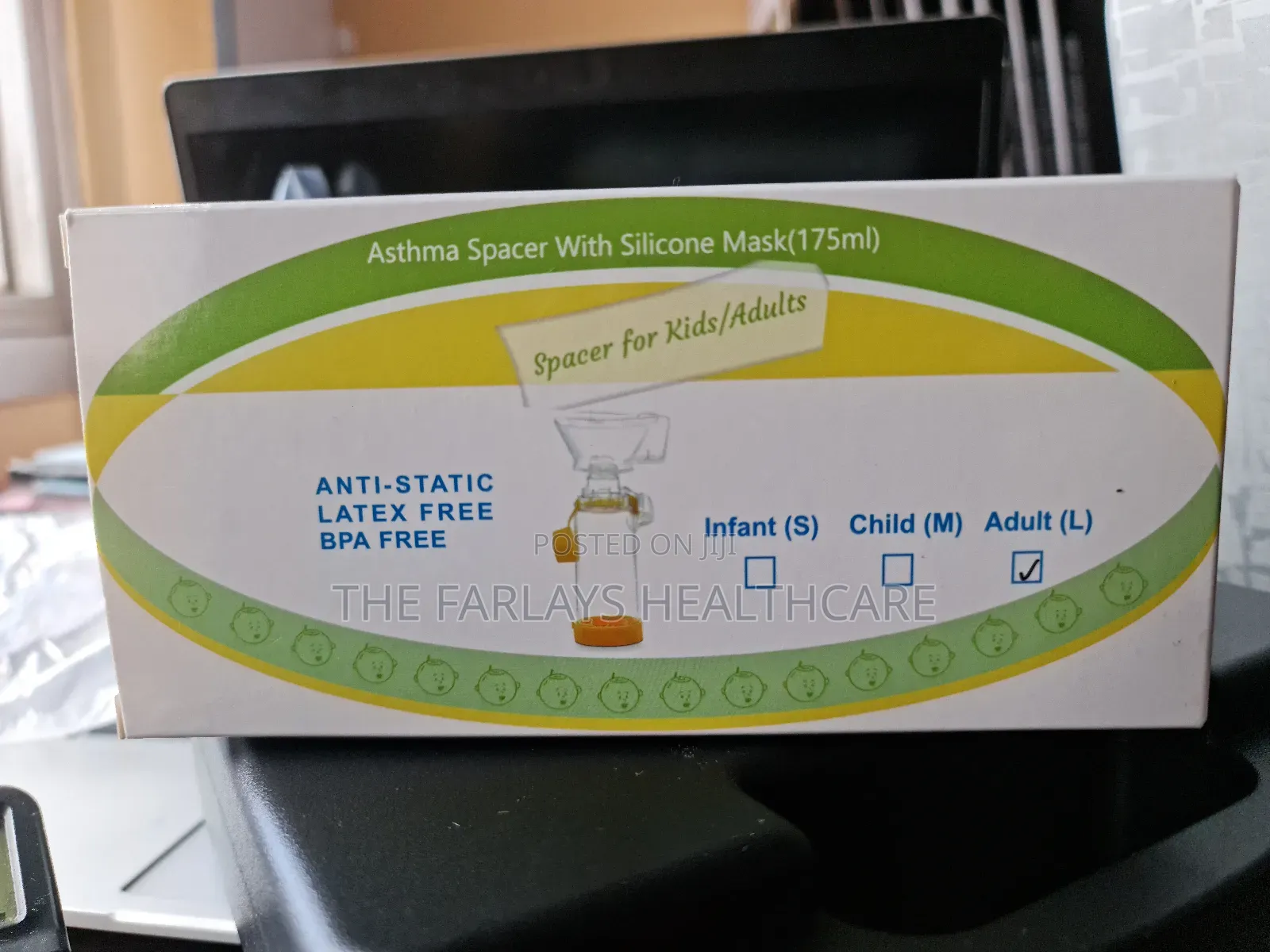 Asthma Inhaler Spacer With Silicone Mask