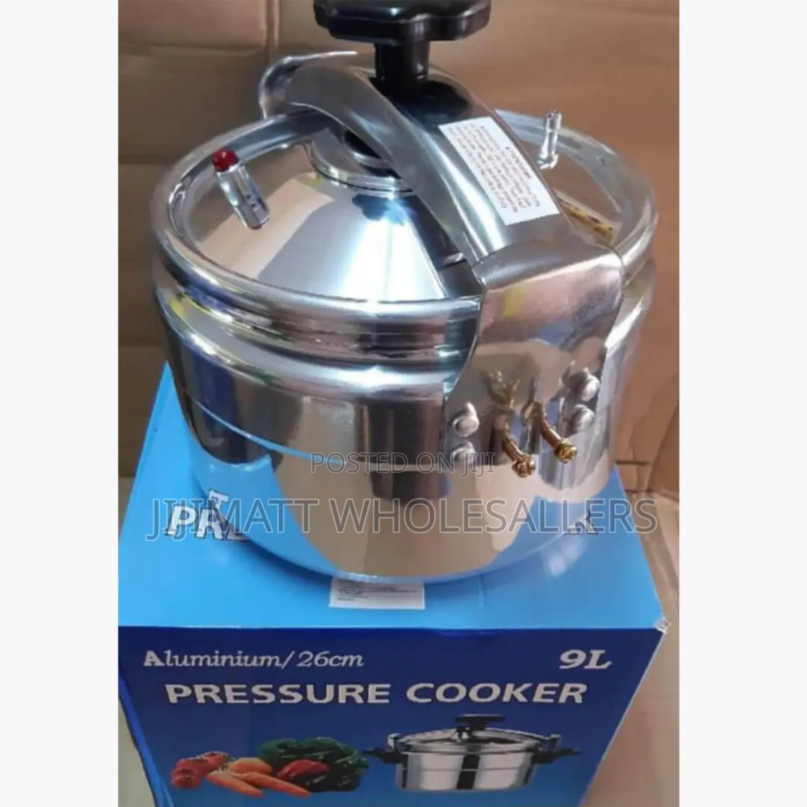 *9 LTR No Explosive Manual Pressure Cooker