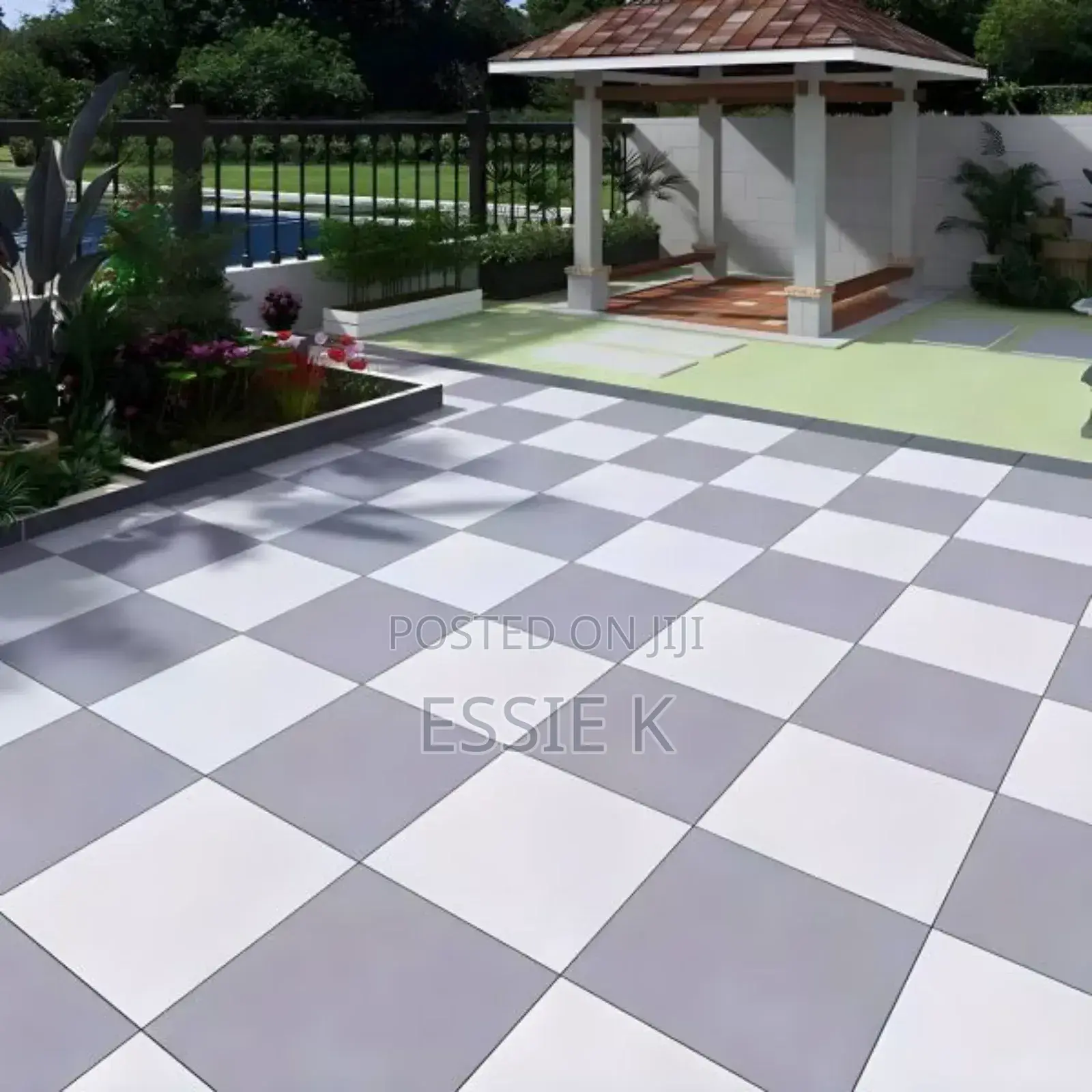 1m×1m×15mm Rubber Tiles