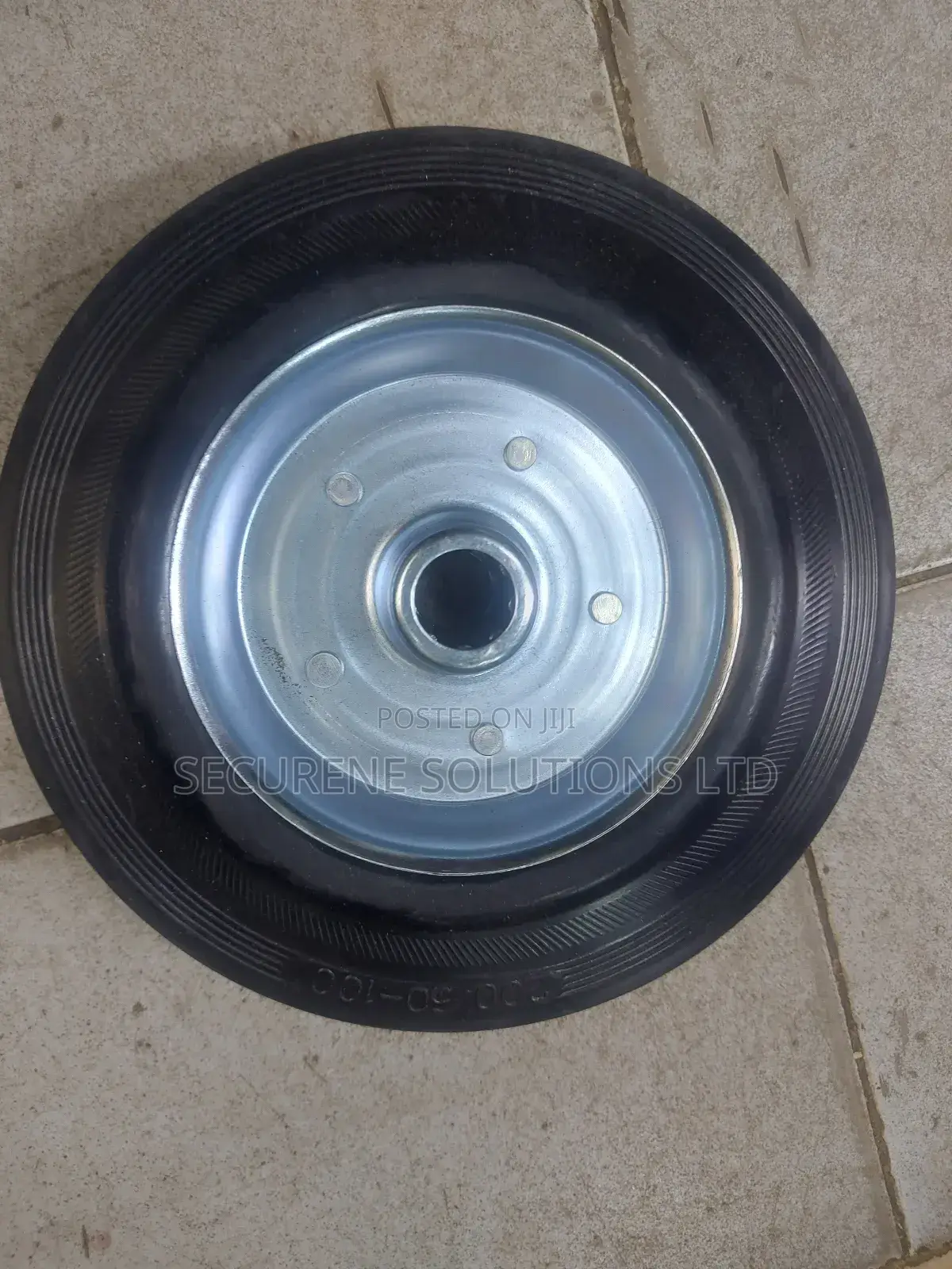 8" Solid Rubber Wheel/Caster Wheel