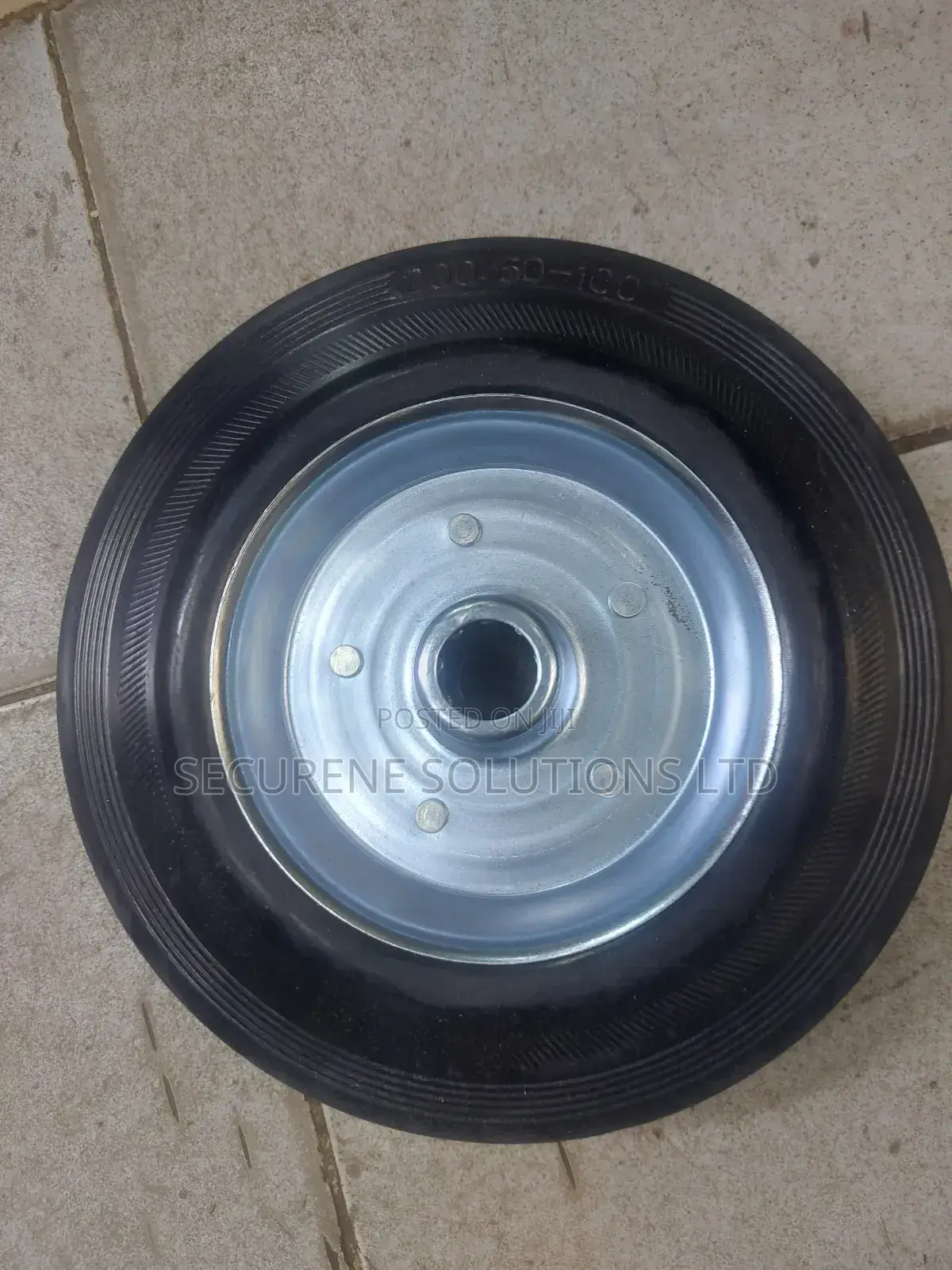 8" Solid Rubber Wheel/Caster Wheel