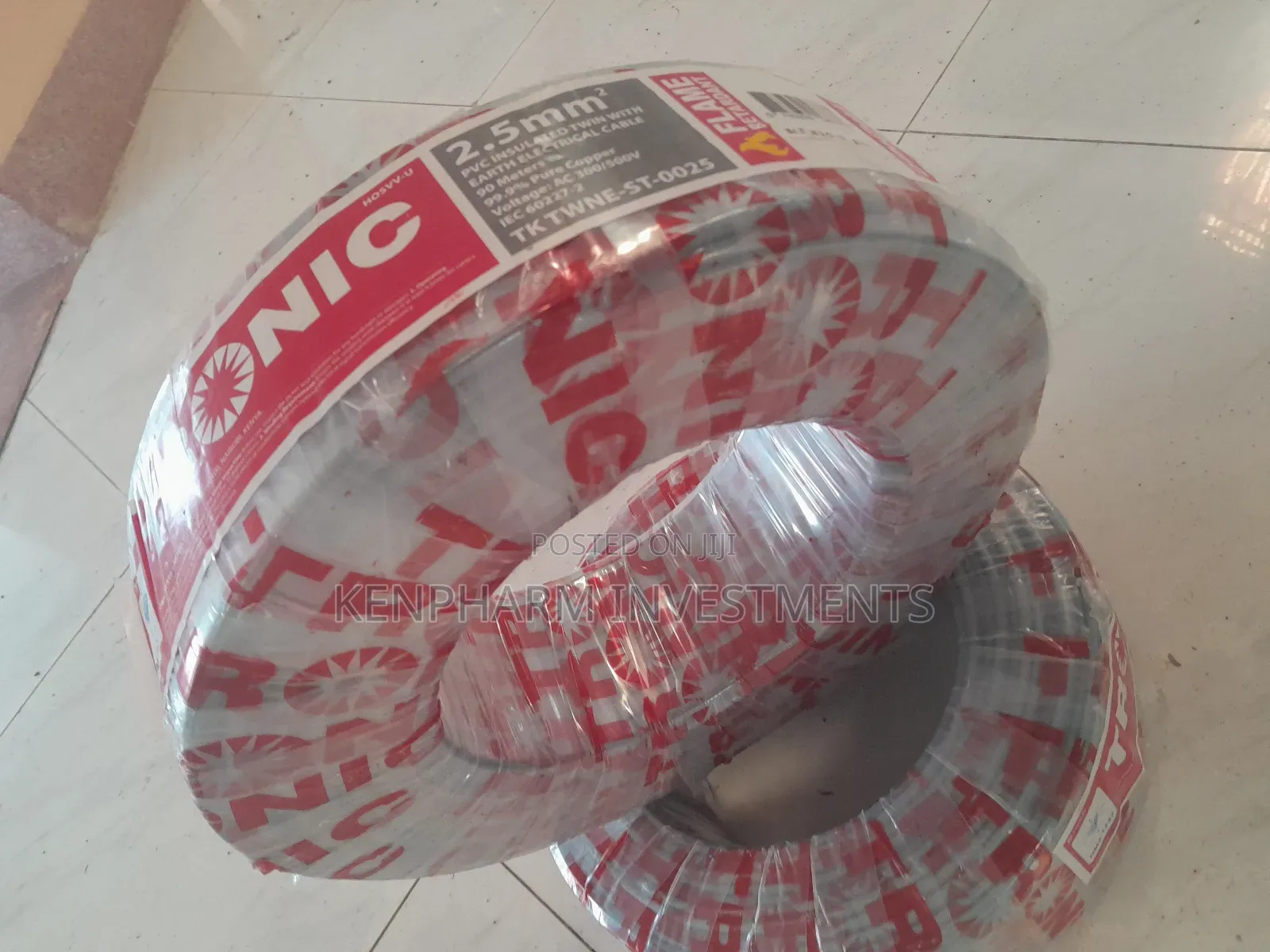 Twin With Earth Copper Cable 2.5mm, 300-500v Tronic