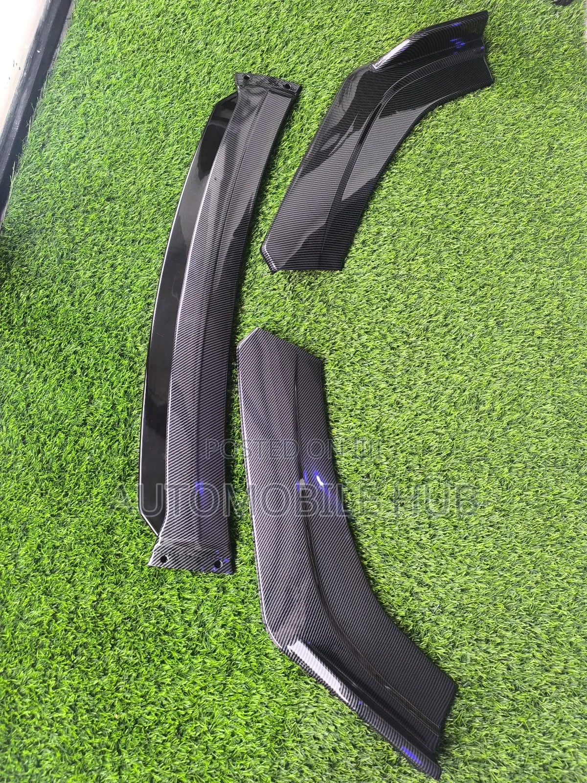Universal Bumper Lip | Flexible Rubber Carbon | Automobile Hub Nairobi