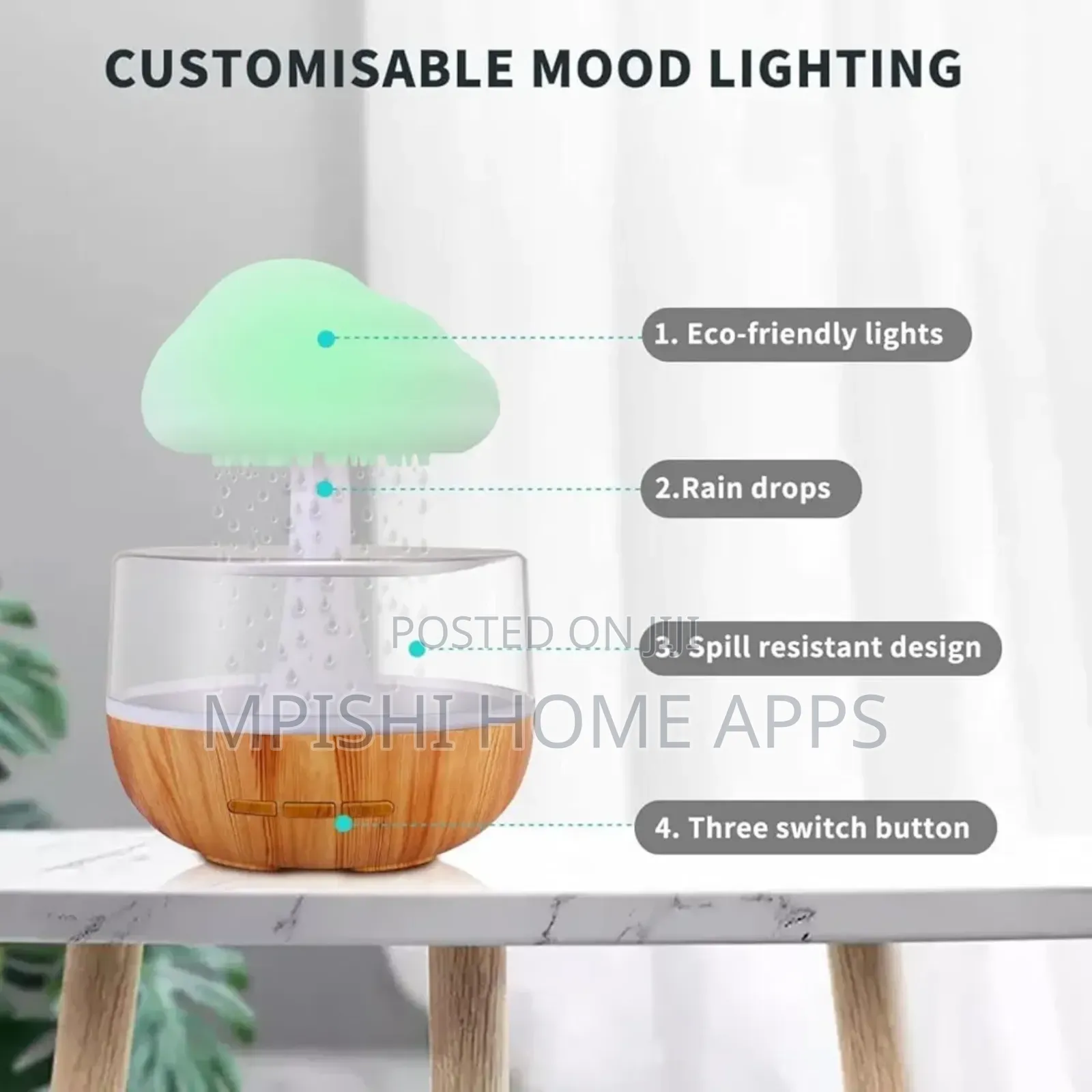 Rain Cloud Humidifier 300ml